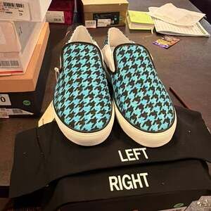 Vetements Blue Slip On Sneakers Women's Size EU 38 US 7.5/8 Brand New Fast Ship